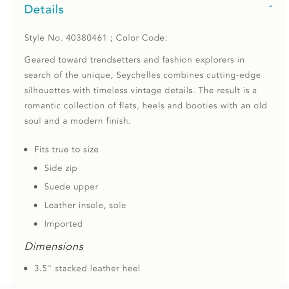 ANTHROPOLOGIE SEYCHELLES AROUND THE WORLD BOOTS - Picture 8 of 8